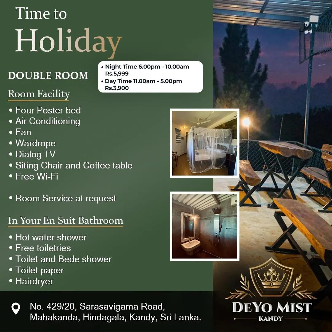 Deyo Mist Hotel Kandy 0*,